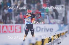 07.01.2015, Oberhof, Germany (GER): Karolin Horchler (GER) - IBU world cup biathlon, relay women, Oberhof (GER). www.nordicfocus.com. © Manzoni/NordicFocus. Every downloaded picture is fee-liable.