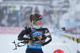 07.01.2015, Oberhof, Germany (GER): Justine Braisaz (FRA) - IBU world cup biathlon, relay women, Oberhof (GER). www.nordicfocus.com. © Manzoni/NordicFocus. Every downloaded picture is fee-liable.