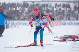 07.01.2015, Oberhof, Germany (GER): Daria Virolaynen (RUS) - IBU world cup biathlon, relay women, Oberhof (GER). www.nordicfocus.com. © Manzoni/NordicFocus. Every downloaded picture is fee-liable.
