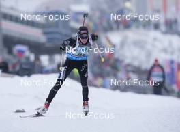 07.01.2015, Oberhof, Germany (GER): Aita Gasparin (SUI) - IBU world cup biathlon, relay women, Oberhof (GER). www.nordicfocus.com. © Manzoni/NordicFocus. Every downloaded picture is fee-liable.