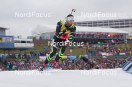 10.01.2015, Oberhof, Germany (GER): Martin Fourcade (FRA) - IBU world cup biathlon, sprint men, Oberhof (GER). www.nordicfocus.com. © Manzoni/NordicFocus. Every downloaded picture is fee-liable.