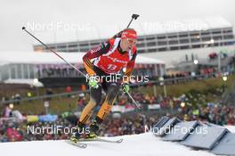 10.01.2015, Oberhof, Germany (GER): Daniel Boehm (GER) - IBU world cup biathlon, sprint men, Oberhof (GER). www.nordicfocus.com. © Manzoni/NordicFocus. Every downloaded picture is fee-liable.