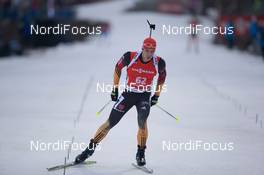 10.01.2015, Oberhof, Germany (GER): Arnd Peiffer (GER) - IBU world cup biathlon, sprint men, Oberhof (GER). www.nordicfocus.com. © Manzoni/NordicFocus. Every downloaded picture is fee-liable.