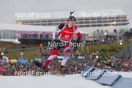 10.01.2015, Oberhof, Germany (GER): Tobias Eberhard (AUT) - IBU world cup biathlon, sprint men, Oberhof (GER). www.nordicfocus.com. © Manzoni/NordicFocus. Every downloaded picture is fee-liable.