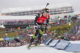 10.01.2015, Oberhof, Germany (GER): Quentin Fillon Maillet (FRA) - IBU world cup biathlon, sprint men, Oberhof (GER). www.nordicfocus.com. © Manzoni/NordicFocus. Every downloaded picture is fee-liable.