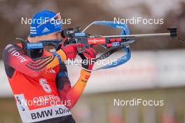 10.01.2015, Oberhof, Germany (GER): Simon Schempp (GER) - IBU world cup biathlon, sprint men, Oberhof (GER). www.nordicfocus.com. © Manzoni/NordicFocus. Every downloaded picture is fee-liable.