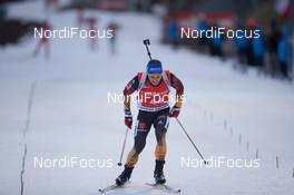 10.01.2015, Oberhof, Germany (GER): Eric Lesser (GER) - IBU world cup biathlon, sprint men, Oberhof (GER). www.nordicfocus.com. © Manzoni/NordicFocus. Every downloaded picture is fee-liable.