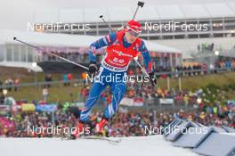 10.01.2015, Oberhof, Germany (GER): Ondrej Moravec (CZE) - IBU world cup biathlon, sprint men, Oberhof (GER). www.nordicfocus.com. © Manzoni/NordicFocus. Every downloaded picture is fee-liable.