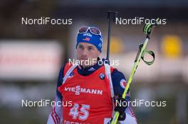 10.01.2015, Oberhof, Germany (GER): Tim Burke (USA) - IBU world cup biathlon, sprint men, Oberhof (GER). www.nordicfocus.com. © Manzoni/NordicFocus. Every downloaded picture is fee-liable.
