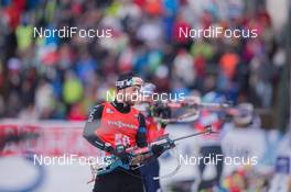 10.01.2015, Oberhof, Germany (GER): Ivan Joller (SUI) - IBU world cup biathlon, sprint men, Oberhof (GER). www.nordicfocus.com. © Manzoni/NordicFocus. Every downloaded picture is fee-liable.