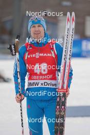 10.01.2015, Oberhof, Germany (GER): Timofey Lapshin (RUS) - IBU world cup biathlon, sprint men, Oberhof (GER). www.nordicfocus.com. © Manzoni/NordicFocus. Every downloaded picture is fee-liable.