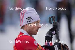 10.01.2015, Oberhof, Germany (GER): Alexander Os (NOR) - IBU world cup biathlon, sprint men, Oberhof (GER). www.nordicfocus.com. © Manzoni/NordicFocus. Every downloaded picture is fee-liable.
