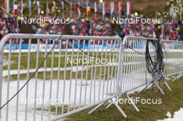 10.01.2015, Oberhof, Germany (GER): Event Feature: the warm weather melted the snow away - IBU world cup biathlon, sprint men, Oberhof (GER). www.nordicfocus.com. © Manzoni/NordicFocus. Every downloaded picture is fee-liable.