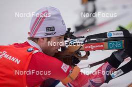 10.01.2015, Oberhof, Germany (GER): Alexander Os (NOR) - IBU world cup biathlon, sprint men, Oberhof (GER). www.nordicfocus.com. © Manzoni/NordicFocus. Every downloaded picture is fee-liable.