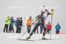 09.01.2015, Oberhof, Germany (GER): Darya Domracheva (BLR) - IBU world cup biathlon, sprint women, Oberhof (GER). www.nordicfocus.com. © Manzoni/NordicFocus. Every downloaded picture is fee-liable.