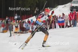 09.01.2015, Oberhof, Germany (GER): Franziska Preuss (GER) - IBU world cup biathlon, sprint women, Oberhof (GER). www.nordicfocus.com. © Manzoni/NordicFocus. Every downloaded picture is fee-liable.