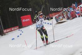09.01.2015, Oberhof, Germany (GER): Enora Latuilliere (FRA) - IBU world cup biathlon, sprint women, Oberhof (GER). www.nordicfocus.com. © Manzoni/NordicFocus. Every downloaded picture is fee-liable.