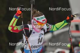 09.01.2015, Oberhof, Germany (GER): Darya Domracheva (BLR) - IBU world cup biathlon, sprint women, Oberhof (GER). www.nordicfocus.com. © Manzoni/NordicFocus. Every downloaded picture is fee-liable.