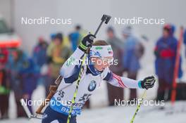09.01.2015, Oberhof, Germany (GER): Annalies Cook (USA) - IBU world cup biathlon, sprint women, Oberhof (GER). www.nordicfocus.com. © Manzoni/NordicFocus. Every downloaded picture is fee-liable.