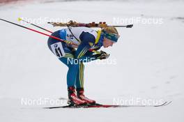 09.01.2015, Oberhof, Germany (GER): Mona Brorsson (SWE) - IBU world cup biathlon, sprint women, Oberhof (GER). www.nordicfocus.com. © Manzoni/NordicFocus. Every downloaded picture is fee-liable.