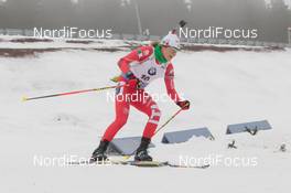09.01.2015, Oberhof, Germany (GER): Nicole Gontier (ITA) - IBU world cup biathlon, sprint women, Oberhof (GER). www.nordicfocus.com. © Manzoni/NordicFocus. Every downloaded picture is fee-liable.