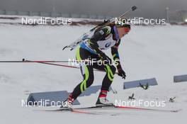 09.01.2015, Oberhof, Germany (GER): Enora Latuilliere (FRA) - IBU world cup biathlon, sprint women, Oberhof (GER). www.nordicfocus.com. © Manzoni/NordicFocus. Every downloaded picture is fee-liable.
