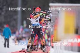 18.01.2015, Ruhpolding, Germany (GER): Arnd Peiffer (GER) - IBU world cup biathlon, mass men, Ruhpolding (GER). www.nordicfocus.com. © Manzoni/NordicFocus. Every downloaded picture is fee-liable.