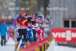 18.01.2015, Ruhpolding, Germany (GER): Franziska Preuss (GER) - IBU world cup biathlon, mass women, Ruhpolding (GER). www.nordicfocus.com. © Manzoni/NordicFocus. Every downloaded picture is fee-liable.
