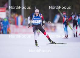 15.01.2015, Ruhpolding, Germany (GER): Simon Eder (AUT) - IBU world cup biathlon, relay men, Ruhpolding (GER). www.nordicfocus.com. © Manzoni/NordicFocus. Every downloaded picture is fee-liable.