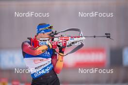 15.01.2015, Ruhpolding, Germany (GER): Eric Lesser (GER) - IBU world cup biathlon, relay men, Ruhpolding (GER). www.nordicfocus.com. © Manzoni/NordicFocus. Every downloaded picture is fee-liable.