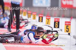 15.01.2015, Ruhpolding, Germany (GER): Brendan Green (CAN) - IBU world cup biathlon, relay men, Ruhpolding (GER). www.nordicfocus.com. © Manzoni/NordicFocus. Every downloaded picture is fee-liable.