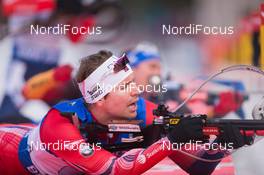 15.01.2015, Ruhpolding, Germany (GER): Emil Hegle Svendsen (NOR) - IBU world cup biathlon, relay men, Ruhpolding (GER). www.nordicfocus.com. © Manzoni/NordicFocus. Every downloaded picture is fee-liable.