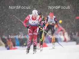 14.01.2015, Ruhpolding, Germany (GER): Marte Olsbu (NOR) - IBU world cup biathlon, relay women, Ruhpolding (GER). www.nordicfocus.com. © Manzoni/NordicFocus. Every downloaded picture is fee-liable.