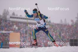 17.01.2015, Ruhpolding, Germany (GER): Ted Armgren (SWE) - IBU world cup biathlon, sprint men, Ruhpolding (GER). www.nordicfocus.com. © Manzoni/NordicFocus. Every downloaded picture is fee-liable.