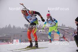 17.01.2015, Ruhpolding, Germany (GER): Michael Roesch (BEL) - IBU world cup biathlon, sprint men, Ruhpolding (GER). www.nordicfocus.com. © Manzoni/NordicFocus. Every downloaded picture is fee-liable.