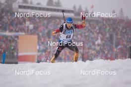 17.01.2015, Ruhpolding, Germany (GER): Eric Lesser (GER) - IBU world cup biathlon, sprint men, Ruhpolding (GER). www.nordicfocus.com. © Manzoni/NordicFocus. Every downloaded picture is fee-liable.
