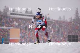 17.01.2015, Ruhpolding, Germany (GER): Sven Grossegger (AUT) - IBU world cup biathlon, sprint men, Ruhpolding (GER). www.nordicfocus.com. © Manzoni/NordicFocus. Every downloaded picture is fee-liable.