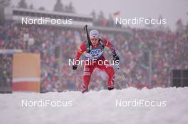 17.01.2015, Ruhpolding, Germany (GER): Alexander Os (NOR) - IBU world cup biathlon, sprint men, Ruhpolding (GER). www.nordicfocus.com. © Manzoni/NordicFocus. Every downloaded picture is fee-liable.