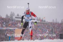 17.01.2015, Ruhpolding, Germany (GER): Krzysztof Plywaczyk (POL) - IBU world cup biathlon, sprint men, Ruhpolding (GER). www.nordicfocus.com. © Manzoni/NordicFocus. Every downloaded picture is fee-liable.