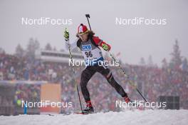 17.01.2015, Ruhpolding, Germany (GER): Christian Gow (CAN) - IBU world cup biathlon, sprint men, Ruhpolding (GER). www.nordicfocus.com. © Manzoni/NordicFocus. Every downloaded picture is fee-liable.