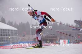 17.01.2015, Ruhpolding, Germany (GER): Simon Eder (AUT) - IBU world cup biathlon, sprint men, Ruhpolding (GER). www.nordicfocus.com. © Manzoni/NordicFocus. Every downloaded picture is fee-liable.
