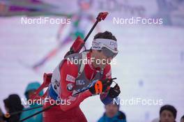 17.01.2015, Ruhpolding, Germany (GER): Ole Einar Bjoerndalen (NOR) - IBU world cup biathlon, sprint men, Ruhpolding (GER). www.nordicfocus.com. © Manzoni/NordicFocus. Every downloaded picture is fee-liable.
