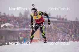 17.01.2015, Ruhpolding, Germany (GER): Martin Fourcade (FRA) - IBU world cup biathlon, sprint men, Ruhpolding (GER). www.nordicfocus.com. © Manzoni/NordicFocus. Every downloaded picture is fee-liable.