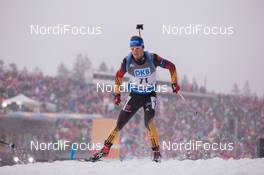 17.01.2015, Ruhpolding, Germany (GER): Simon Schempp (GER) - IBU world cup biathlon, sprint men, Ruhpolding (GER). www.nordicfocus.com. © Manzoni/NordicFocus. Every downloaded picture is fee-liable.