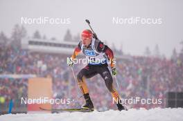 17.01.2015, Ruhpolding, Germany (GER): Daniel Boehm (GER) - IBU world cup biathlon, sprint men, Ruhpolding (GER). www.nordicfocus.com. © Manzoni/NordicFocus. Every downloaded picture is fee-liable.