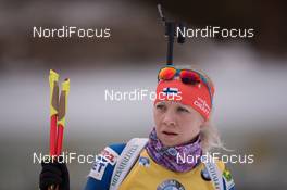 16.01.2015, Ruhpolding, Germany (GER): Kaisa Maekaeraeinen (FIN)  - IBU world cup biathlon, sprint women, Ruhpolding (GER). www.nordicfocus.com. © Manzoni/NordicFocus. Every downloaded picture is fee-liable.