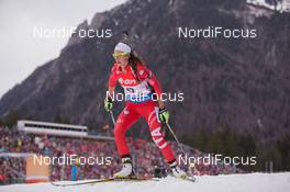 16.01.2015, Ruhpolding, Germany (GER): Lisa Vittozzi (ITA)  - IBU world cup biathlon, sprint women, Ruhpolding (GER). www.nordicfocus.com. © Manzoni/NordicFocus. Every downloaded picture is fee-liable.