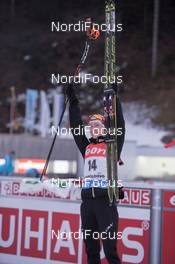 16.01.2015, Ruhpolding, Germany (GER): Darya Domracheva (BLR)  - IBU world cup biathlon, sprint women, Ruhpolding (GER). www.nordicfocus.com. © Manzoni/NordicFocus. Every downloaded picture is fee-liable.