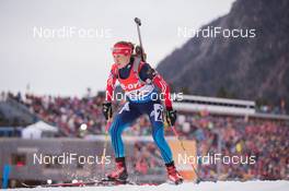 16.01.2015, Ruhpolding, Germany (GER): Daria Virolaynen (RUS)  - IBU world cup biathlon, sprint women, Ruhpolding (GER). www.nordicfocus.com. © Manzoni/NordicFocus. Every downloaded picture is fee-liable.