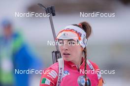 16.01.2015, Ruhpolding, Germany (GER): Dorothea Wierer (ITA)  - IBU world cup biathlon, sprint women, Ruhpolding (GER). www.nordicfocus.com. © Manzoni/NordicFocus. Every downloaded picture is fee-liable.
